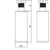 Дозатор для кухонной мойки врезной Nett DS-300 фото №4