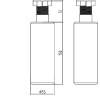 Черный дозатор для мыла на мойку Nett DB-300 фото №6