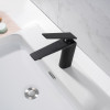 Чорний кран для умивальника Nett ZB-33 фото №4
