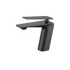 Кран з PVD покриттям графіт на раковину Nett ZGr-33 фото №2