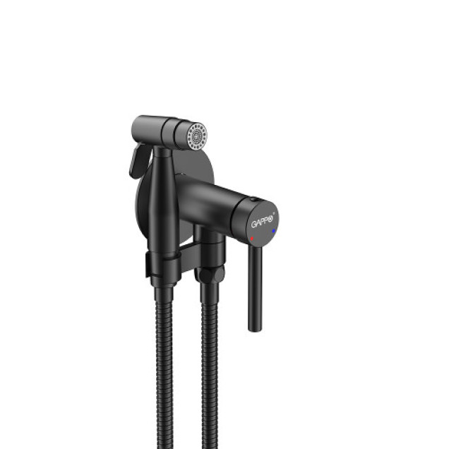 Комплект душової системи прихованого монтажу, змішувача для раковини прихованого монтажу та гігієнічного душу Nett TSB-99 + QB-22 + Gappo G7206-6