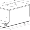 Витяжка на кухню вбудована чорна 50 см Nett HB-5230 фото №5
