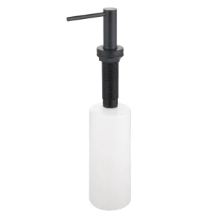 Дозатор для кухонної мийки чорний врізний Nett DFB-300 фото