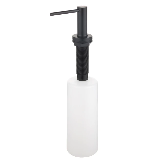 Дозатор для кухонной мойки черный врезной Nett DFB-300 фото