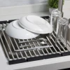Нержавіючий килимок для мийки дизайнерський Nett KH-16 (45) фото №7