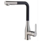 Cмеситель нержавеющий для кухни с выдвижным изливом Nett WSB-33