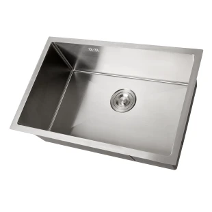 Уцінена мийка для кухні з нержавійки під стільницю Nett NS-6845 фото