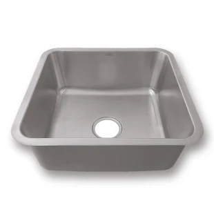 Уцінена мийка кухонна з нержавіючої сталі 45 см під стільницю Nett NS-4643 фото