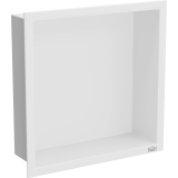 Полиця у ванну вбудована біла металева 30 см Nett YW-29