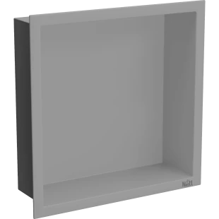 Полиця у ванну нержавіюча вбудована сіра 30 см Nett YGr-29 фото