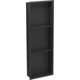 Полиця до ванної кімнати вбудована чорна 90 см Nett YB-90