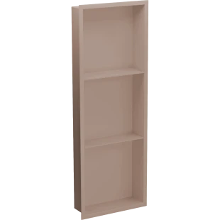 Полиця до ванної металева вбудована бронзова 90 см Nett YBr-90 фото