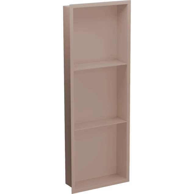 Полиця до ванної металева вбудована бронзова 90 см Nett YBr-90 фото