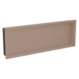 Полиця до ванної вбудована горизонтальна бронзова Nett YBr-92