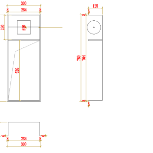 Ніша настінна в туалет вбудована біла Nett TW-78 фото
