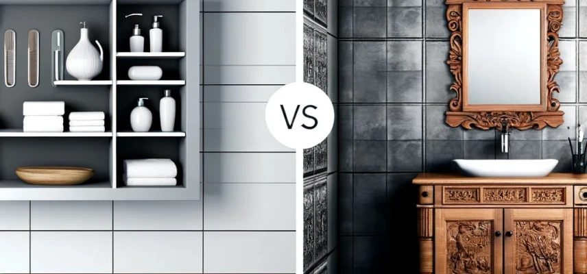 Порівняння: вбудовані ніші проти традиційних меблів