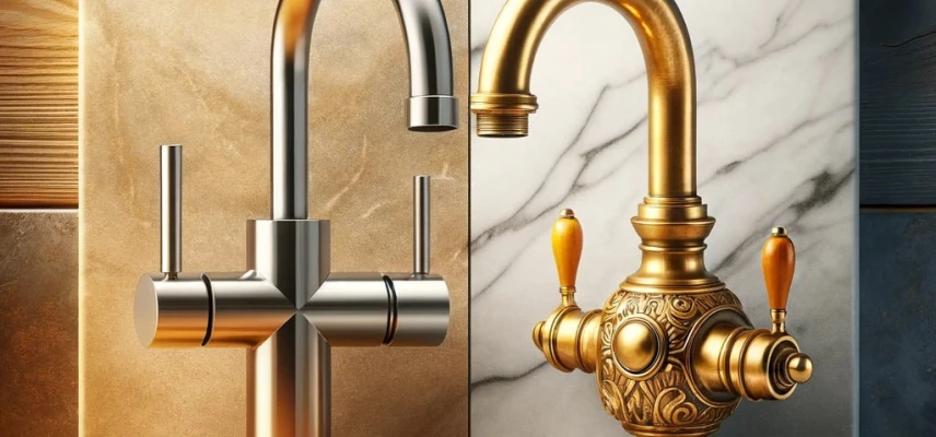 Порівняння змішувачів з нержавіючої сталі та латуні: вибір оптимального рішення для кухні