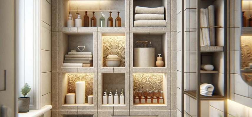 Ніші у маленькій ванній кімнаті: як ефективно використовувати простір