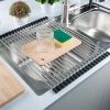 Комплект мийки на кухню та змішувача з нержавіючої сталі NS-7048 фото №5
