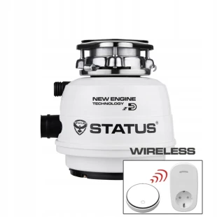 Подрібнювач харчових відходів STATUS NEXT 200 Compact з дистанційним керуванням фото