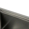 Мойка для кухни черная под столешницу декорирована с PVD покрытием Nett NBS-5742 фото №3