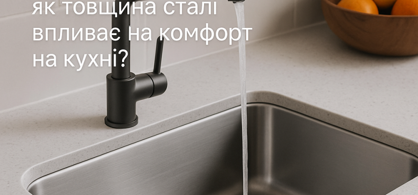 Шумоізоляція у мийках: як товщина сталі впливає на комфорт на кухні? Шумоізоляція у мийках: як товщина сталі впливає на комфорт на кухні?