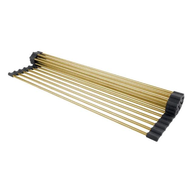 Золотий нержавіючий килимок для мийки Nett KG-19(37) фото