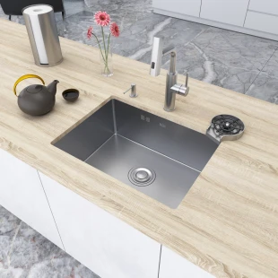 Мойка под столешницу из нержавейки кухонная станция Nett NS-5742U фото