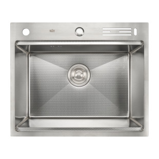 Кухонна мийка під стільницю з покриттям HoneyComb Nett NSS-5747 фото