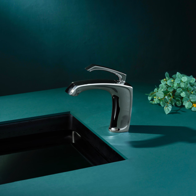 Хромований змішувач з латуні у ванну кімнату Nett PH-33 фото