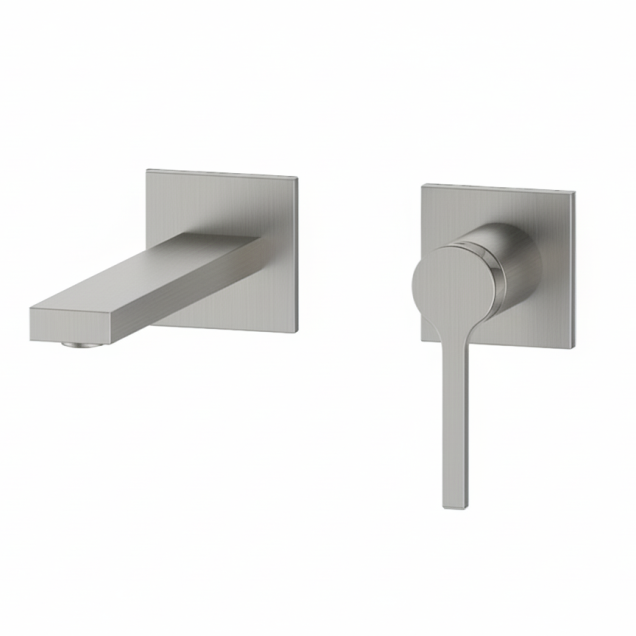 Змішувач з нержавіючої сталі прихованого монтажу Nett QS-22 фото