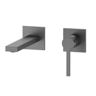 Змішувач з PVD покриттям графіт у ванну Nett QGr-22 фото