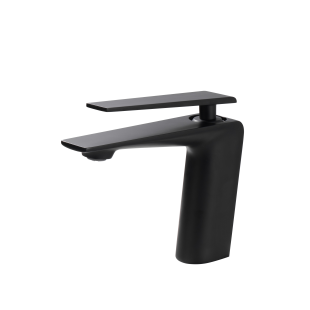 Чорний кран для умивальника Nett ZB-33 фото