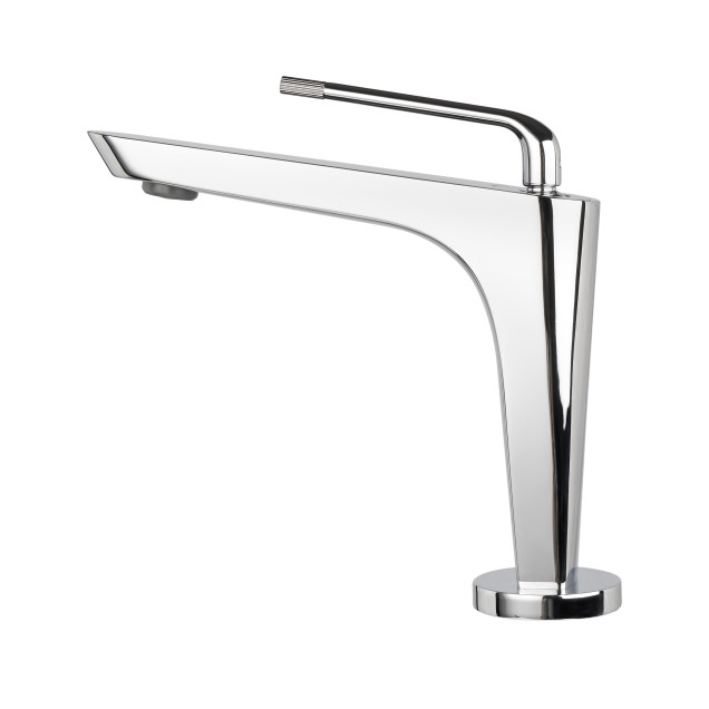 Хромований змішувач на раковину Nett DH-21 фото