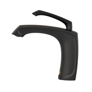 Чорний латунний змішувач на раковину Nett PB-33 фото