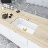 Кухонна мийка під стільницю білого кольору Nett NW-7042 фото №5