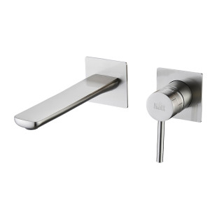 Нікелевий змішувач прихованого монтажу Nett QS-99 фото