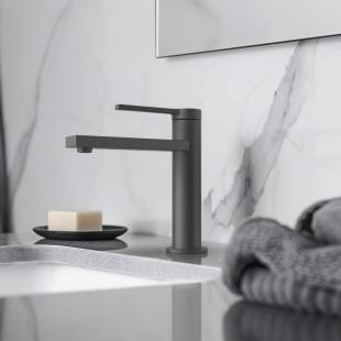 Змішувач графітовий на раковину Nett VGr-22 фото