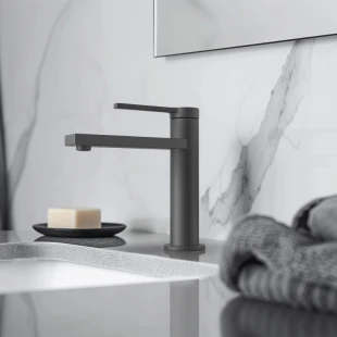 Смеситель графитовый на раковину Nett VGr-22 фото