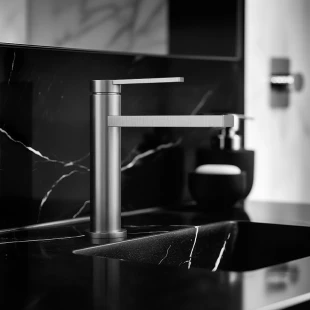 Смеситель из нержавеющей стали для раковины Nett VS-22 фото