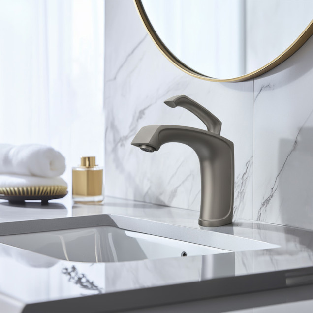 Змішувач графіт на умивальник Nett PGr-33 фото