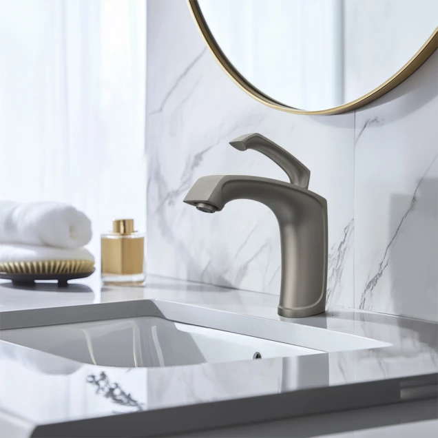 Змішувач графіт на умивальник Nett PGr-33 фото