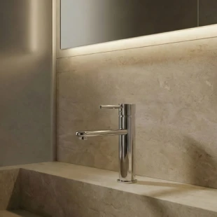 Хромований кран для умивальника Nett VH-99 фото