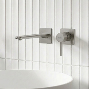 Нікелевий змішувач прихованого монтажу Nett QS-99 фото