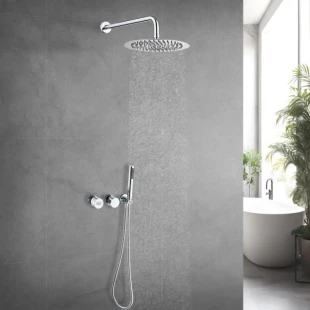 Душова система внутрішнього монтажу хром Nett TSH-77 фото